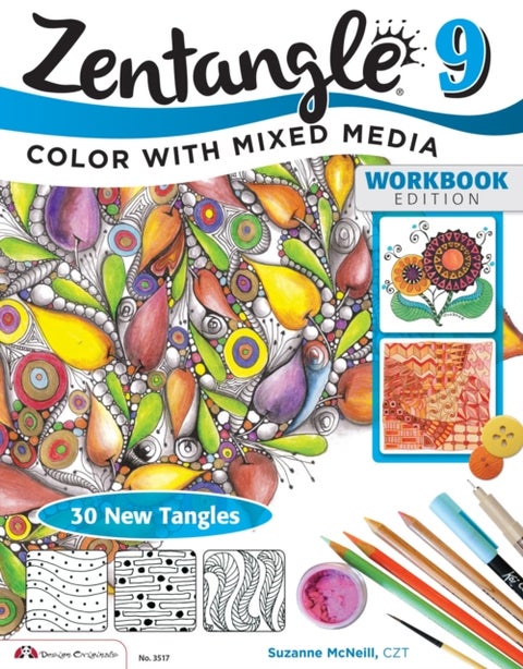 Zentangle 9 - Adding Beautiful Colors with Mixed Media