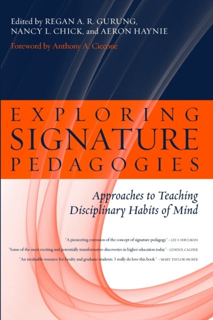 Exploring Signature Pedagogies - Approaches to Teaching Disciplinary Habits of Mind