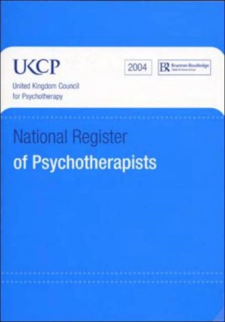 National Register of Psychotherapists 2004