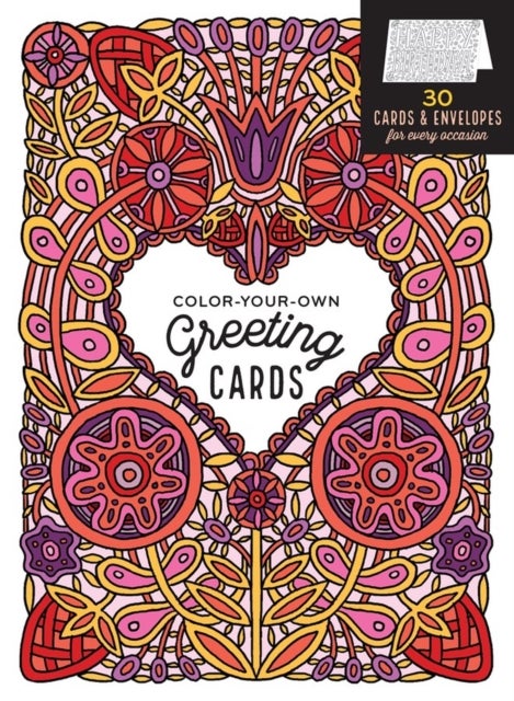 Color-Your-Own Greeting Cards - 30 Cards & Envelopes for Every Occasion