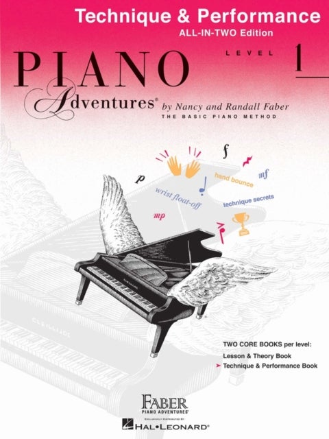 Piano Adventures All-In-Two Level 1 Tech. & Perf. - Technique & Performance - Anglicised Edition