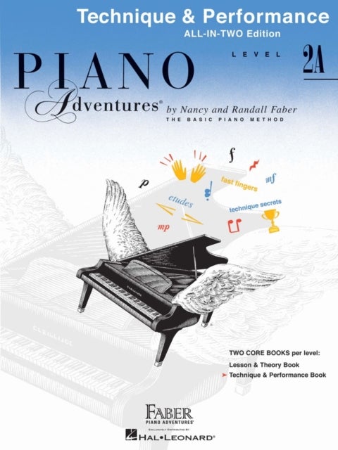 Piano Adventures All-In-Two Level 2A Tech. & Perf. - Technique & Performance - Anglicised Edition