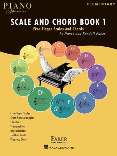 Piano Adventures Scale and Chord Book 1 - Five-Finger Scales and Chords