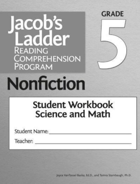 Jacob's Ladder Reading Comprehension Program - Nonfiction Student Workbooks, Grade 5, Science and Math (Set of 5)