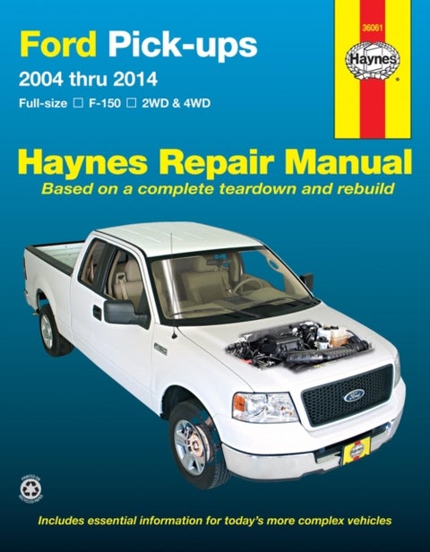 Ford full-size petrol pick-ups F-150 2WD & 4WD (2004-2014) Haynes Repair Manual (USA) - 2004-14