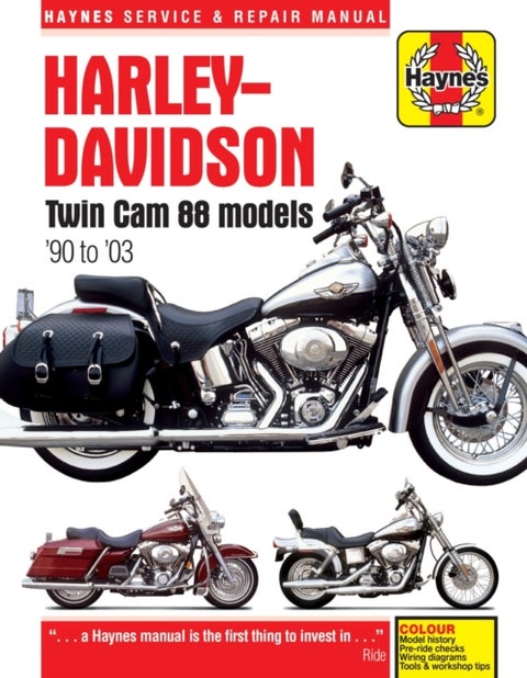Harley-Davidson Twin Cam 88, 96 & 103 Models (99 - 10) Haynes Repair Manual - 99-10
