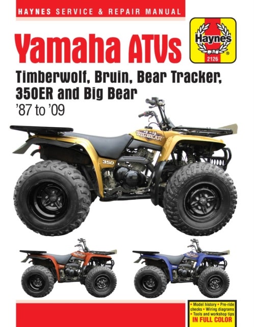 Yamaha ATVs (87 - 09) Haynes Repair Manual - 1987 to 2009