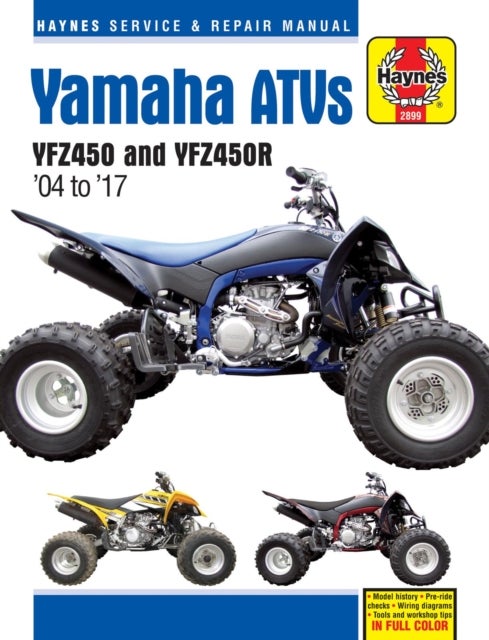 Yamaha YZF450 & YZF450R ATV Repair Manual - 2004-15