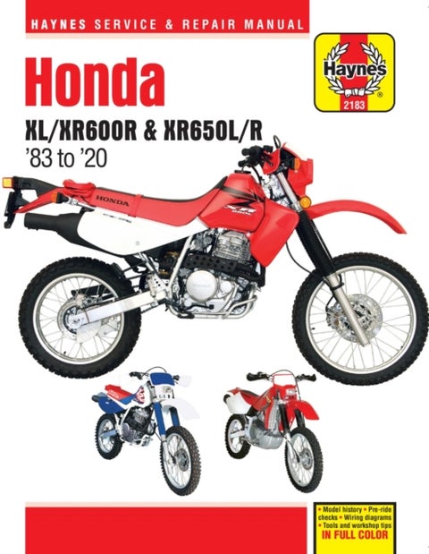 Honda XL/XR600R & XR650L/R (83-20) - 83-20
