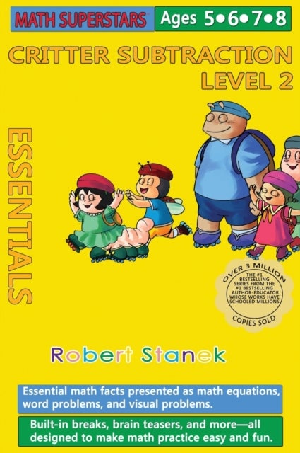 Math Superstars Subtraction Level 2, Library Hardcover Edition - Essential Math Facts for Ages 5 - 8