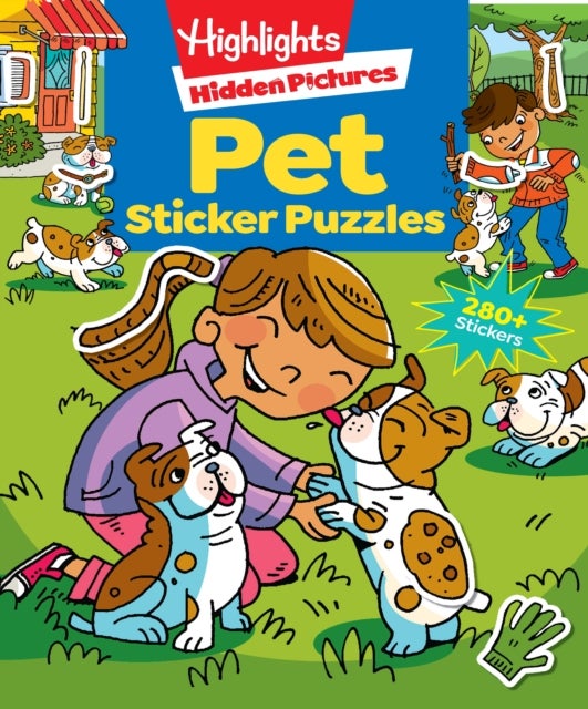 Pet Puzzles - Over 280 Stickers to Find Hidden Objects within Cute Dogs, Cats and Other Pets, Animal Lover Sticker Activity Book for Kids 3 and Older