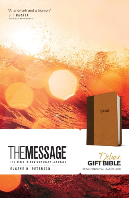 Message Deluxe Gift Bible, Brown - The Bible in Contemporary Language