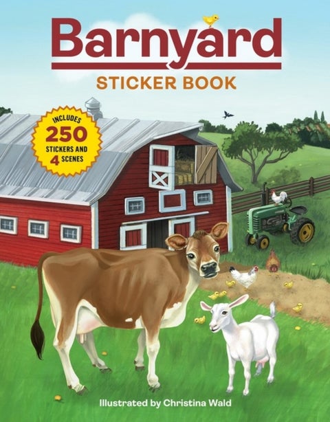 Barnyard Sticker Book - Includes 250 Stickers and 4 Scenes