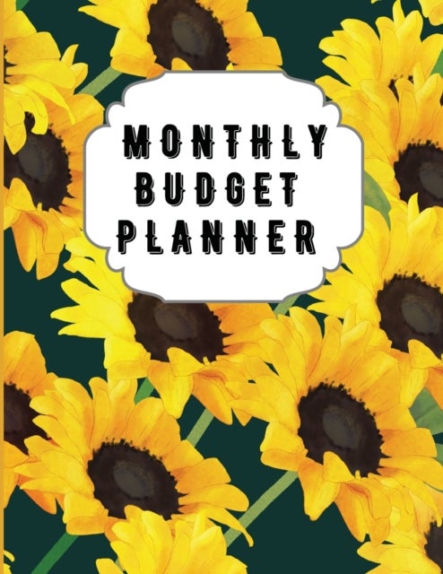 Monthly Budget Planner - Sunflower Monthly Expense Log, Debt Tracker, Financial Goal Planner, Savings Trackers, Assets Log, Year in Review Logs