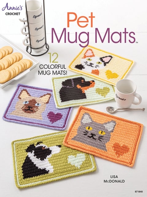 Pet Mug Mats - 12 Colorful Mug MATS!