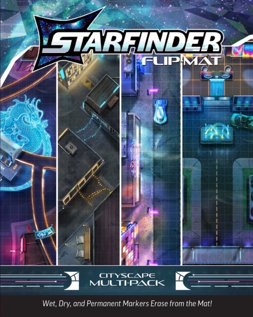 Starfinder Flip-Mat: Cityscape Multi-Pack
