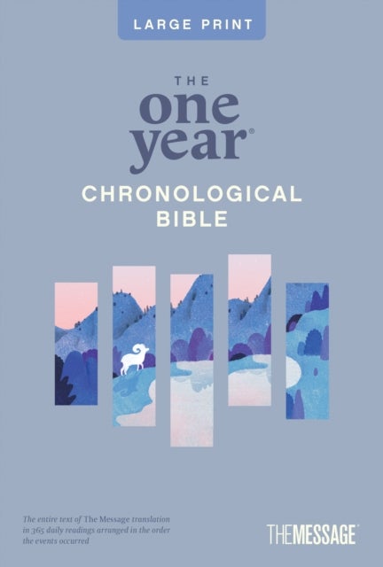 One Year Chronological Bible The Message, Large Print