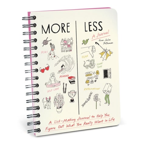 Em & Friends Julia Rothman More / Less Journal Guided Journal