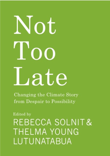 Not Too Late - Changing the Climate Story from Despair to Possibility