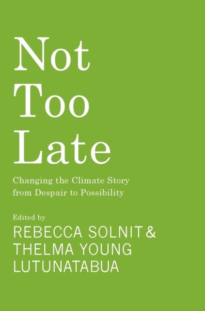 Not Too Late - Changing the Climate Story from Despair to Possibility