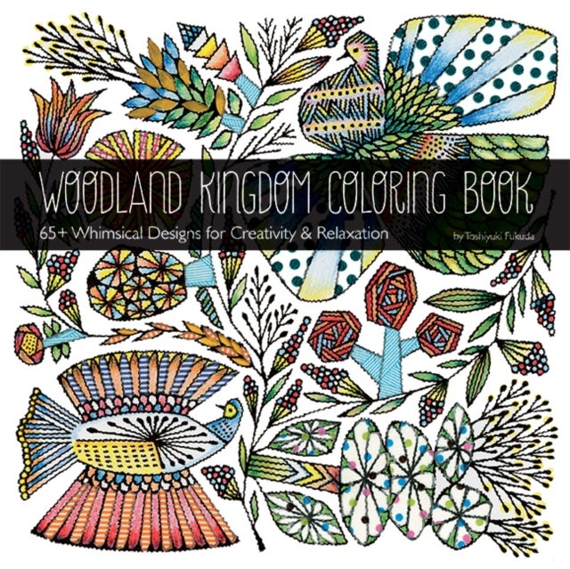 Woodland Kingdom Coloring Book - 65+ Whimsical Designs for Creativity & Relaxation