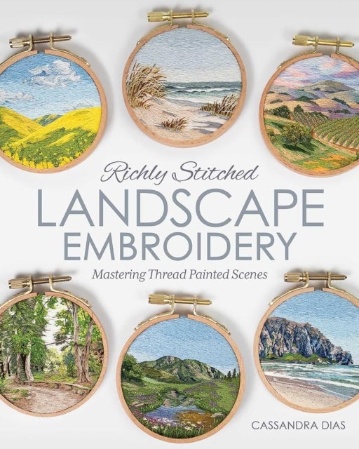 Richly Stitched Landscape Embroidery - Mastering Thread Painted Scenes