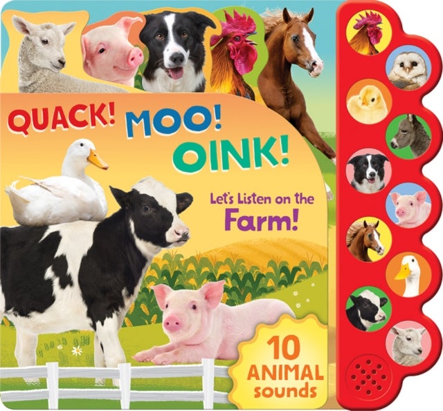 Quack! Moo! Oink! - Let's Listen on the Farm!