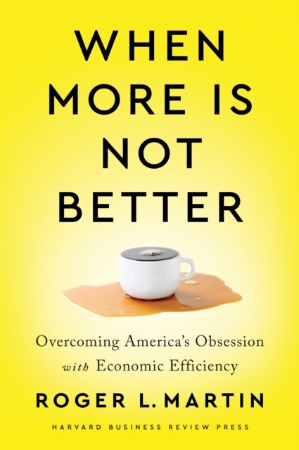 When More Is Not Better - Overcoming America's Obsession with Economic Efficiency