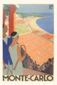 Vintage Journal Badminton Court, Monte Carlo Travel Poster