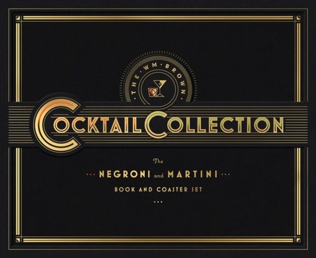The Wm Brown Cocktail Collection: The Negroni and The Martini - Book and Coaster Set