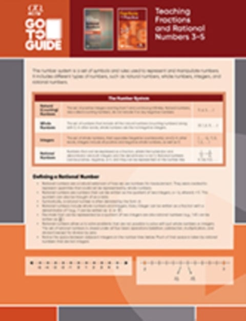 Go-to Guide Teaching Fractions and Rational Numbers, 3–5