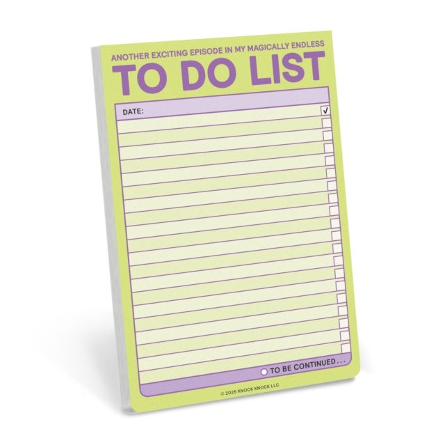 Knock Knock Endless To Do List Great Big Stickies