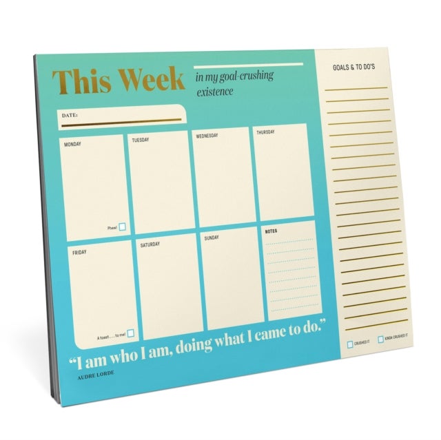 Knock Knock Crush Your Goals Undated Inner Truth Planner