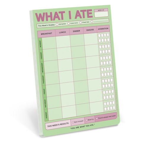 Knock Knock What I Ate Pad (Pastel Version)