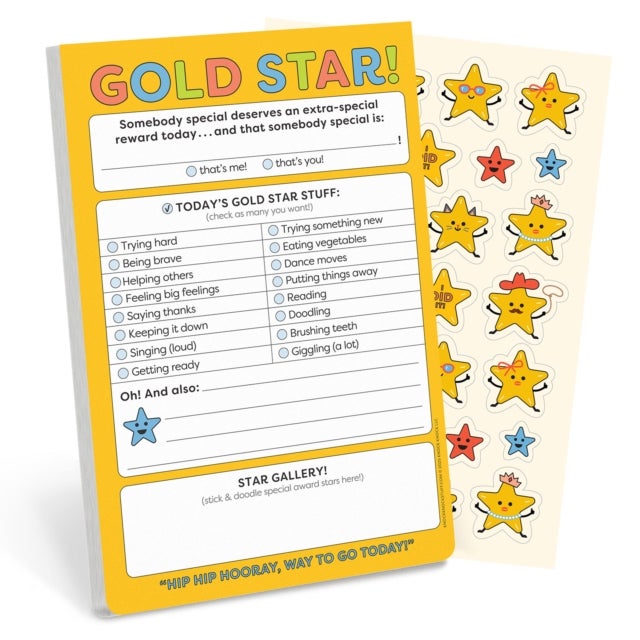 Knock Knock Kids Gold Star! Playtime Pads