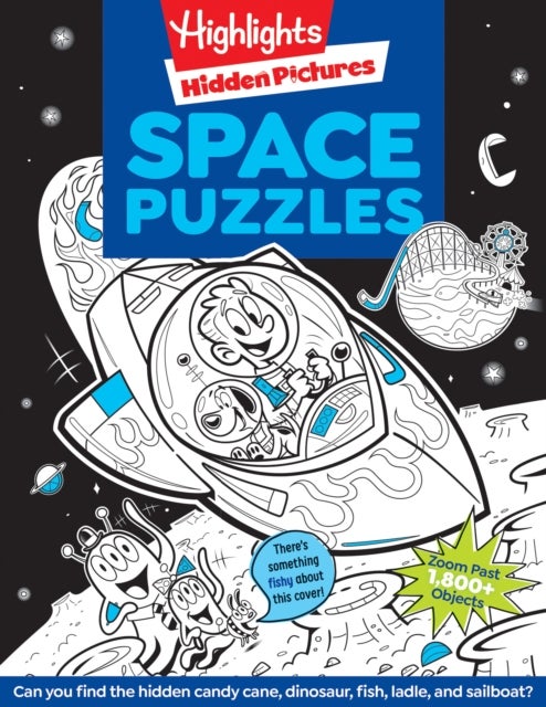 Space Puzzles - Solar System Puzzle Book for Kids 6-12, Fun Space Gift with Activities and Games, Over 100 Puzzles and More Than 1,800 Hidden Objects to Find