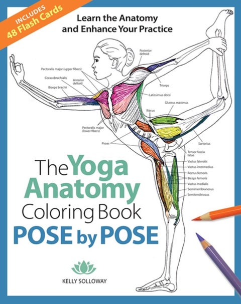 Yoga Anatomy Coloring Book, The: Pose by Pose - Learn the Anatomy and Enhance Your Practice