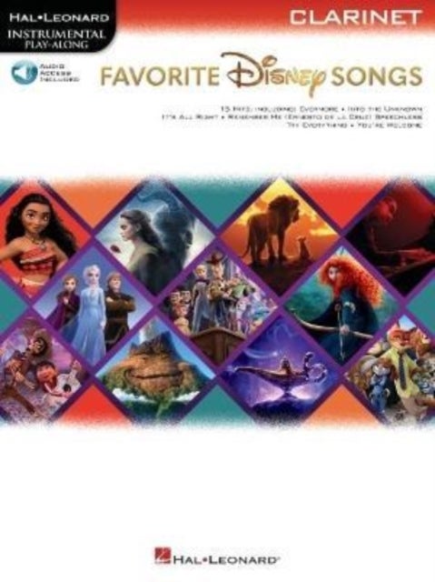 Favorite Disney Songs - Instrumental Play-Along - Clarinet