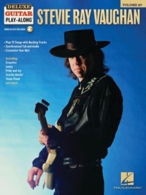 Stevie Ray Vaughan -Del. Guitar Play-Along Vol. 27 - Book with Interactive Online Audio Interface