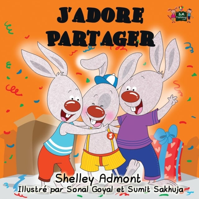 J'adore Partager - I Love to Share (French edition)