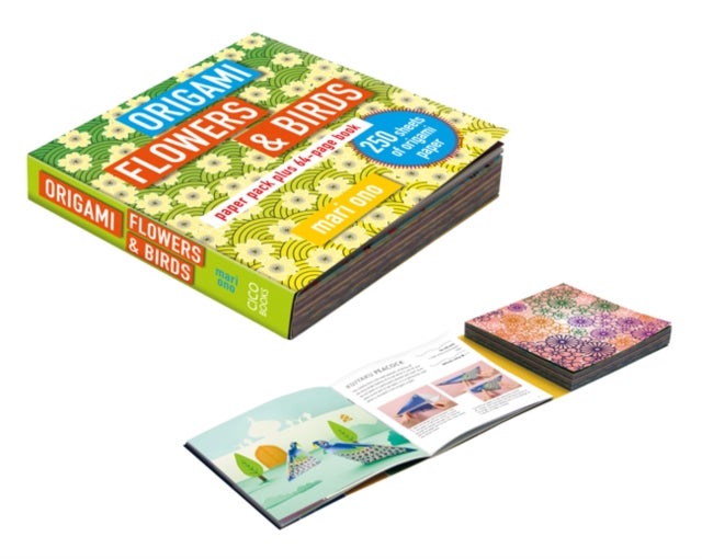 Origami Flowers and Birds - Paper Pack Plus 64-Page Book