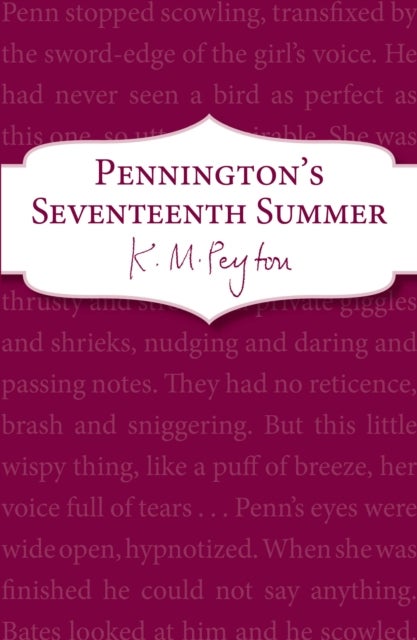Pennington's Seventeenth Summer - Book 1