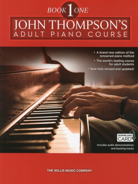 John Thompson's Adult Piano Course Book 1 - Elementary Level Book with Online Audio