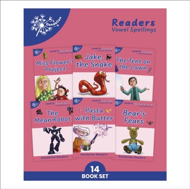 Phonic Books Dandelion Readers Vowel Spellings Level 3 - Four to five spellings for each vowel sound