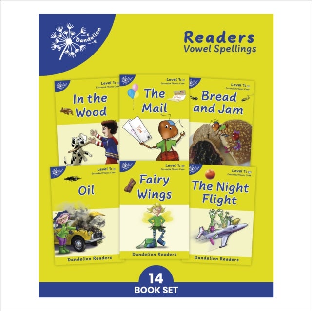 Phonic Books Dandelion Readers Vowel Spellings Level 1 - One spelling for each vowel sound