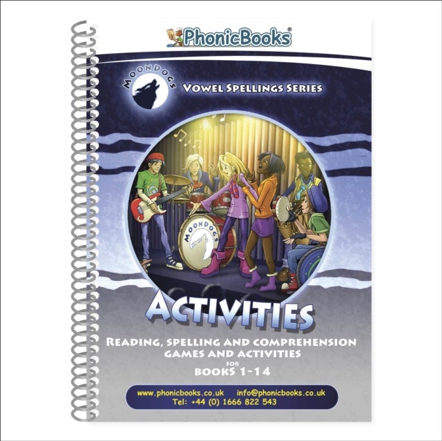 Phonic Books Moon Dogs Set 3 Vowel Spellings Activities - Two alternative vowel spellings