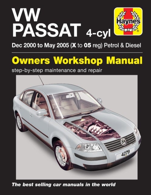 VW Passat Petrol & Diesel (Dec 00 - May 05) Haynes Repair Manual - 00-05