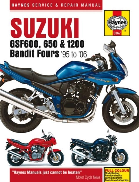 Suzuki GSF600, 650 & 1200 Bandit Fours (95 - 06) Haynes Repair Manual - 95-06