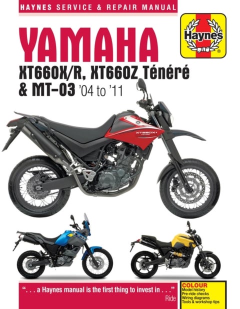 Yamaha XT660 & MT-03 (04 - 11) Haynes Repair Manual - 2004-2011