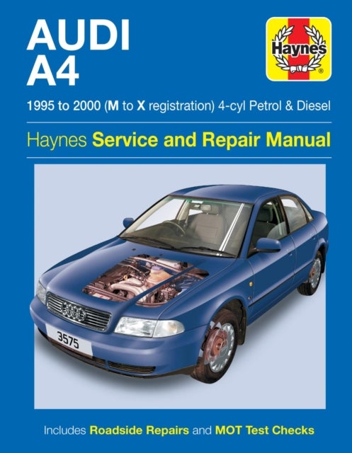 Audi A4 Petrol & Diesel (95 - 00) Haynes Repair Manual - 95-00